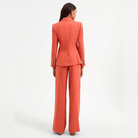 Veronica Beard Miller Stretch-Linen Dickey Jacket 4 - Picture 8 of 12